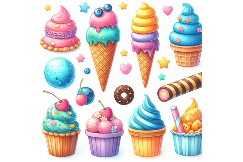 8-watercolor-frozen-sweets-clipar-bundle