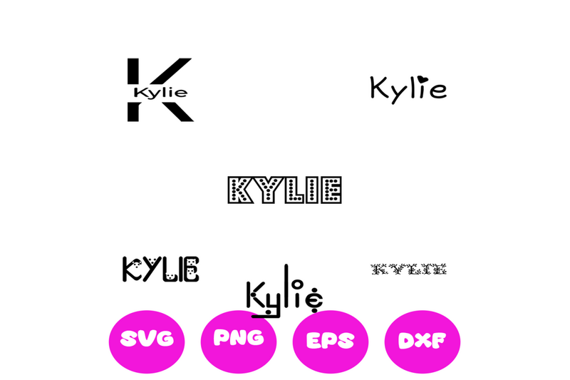 KYLIE GIRL NAMES SVG CUT FILE By Brilliant Digital Designs | TheHungryJPEG