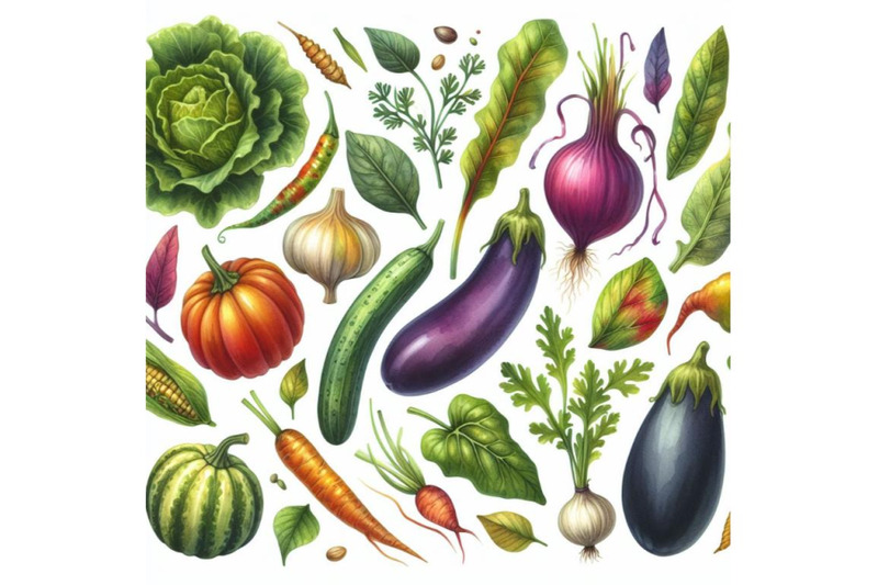 8-watercolor-seasonal-vegetables-set