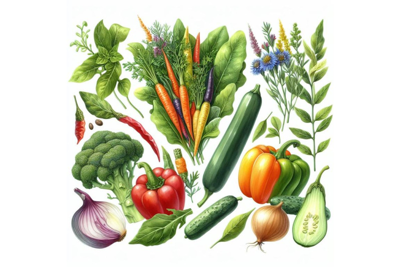 8-watercolor-seasonal-vegetables-set