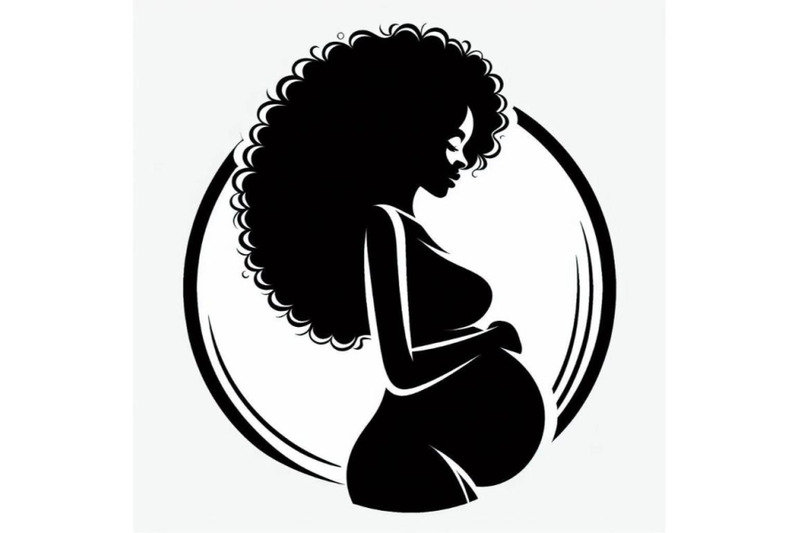 8-pregnant-woman-silhouette-vect-bundle