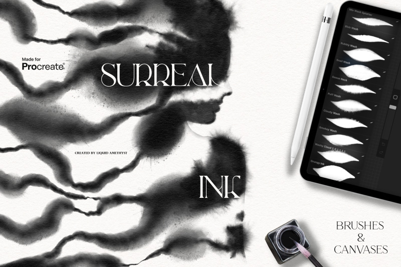 surreal-ink-brush-pack-for-procreate