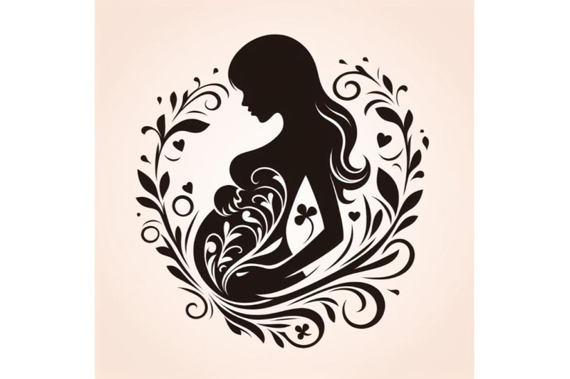 8-pregnant-woman-silhouette-vect-bundle