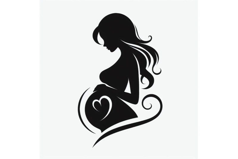 8-pregnant-woman-silhouette-vect-bundle