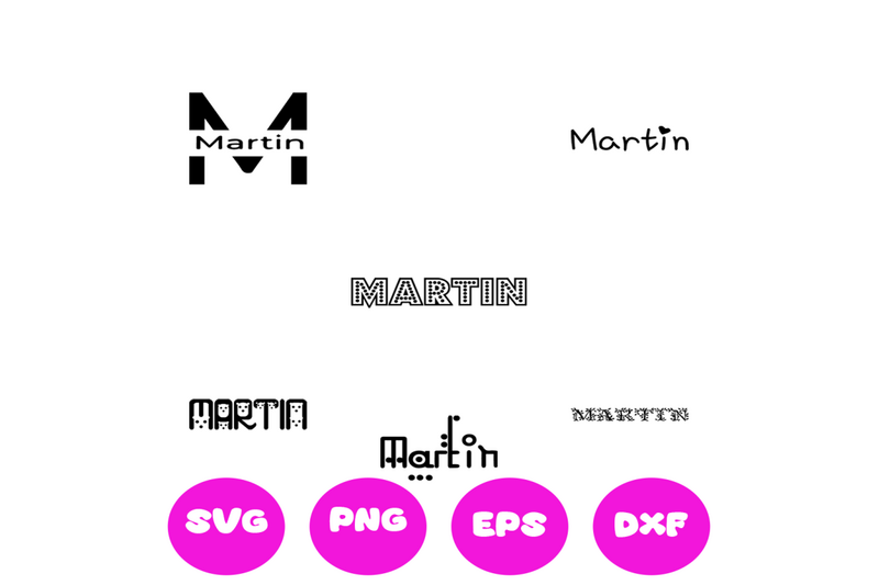 martin-boy-names-svg-cut-file