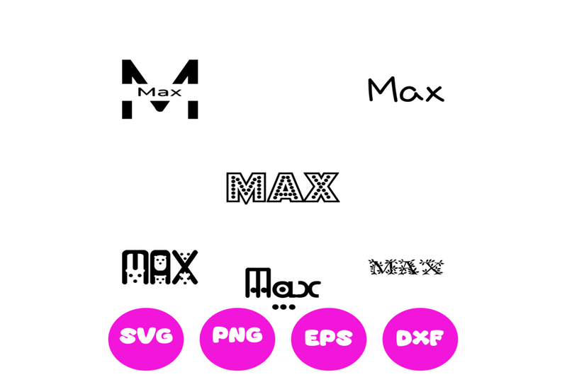 max-boy-names-svg-cut-file