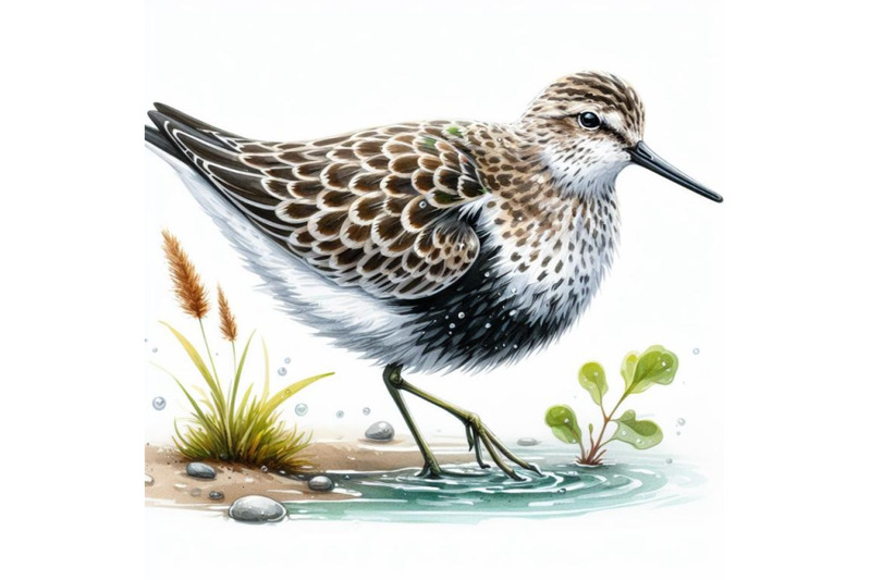 8-sandpiper-water-bird-watercolor-bundle