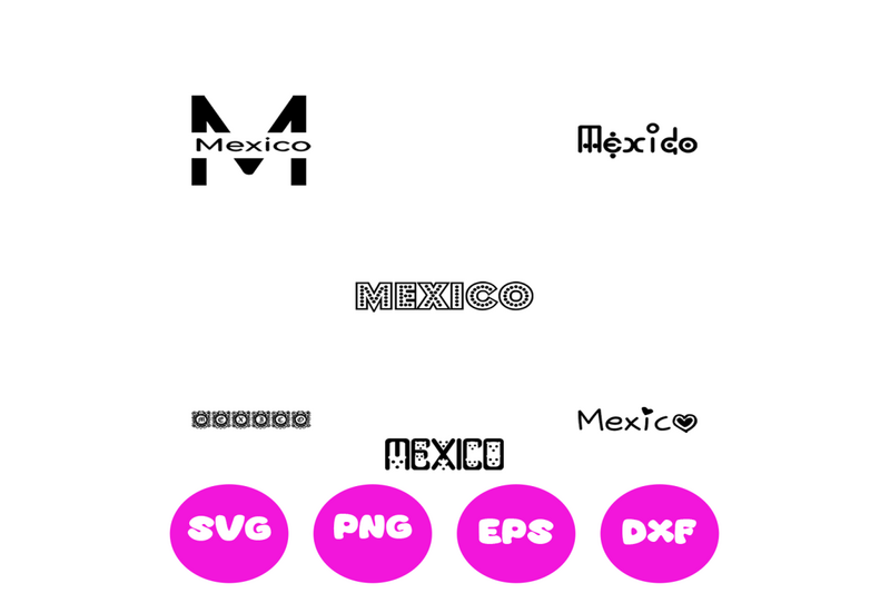 mexico-country-names-svg-cut-file
