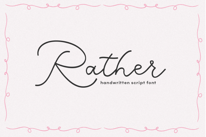 rather-modern-script-font