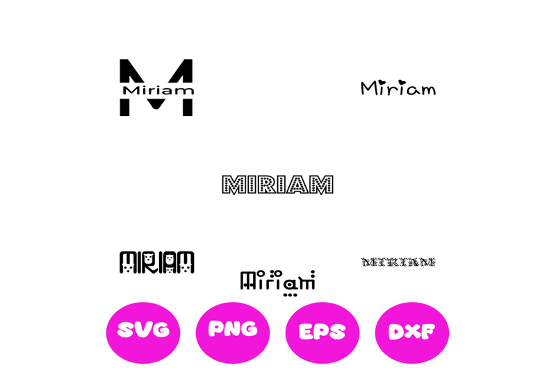 miriam-girl-names-svg-cut-file