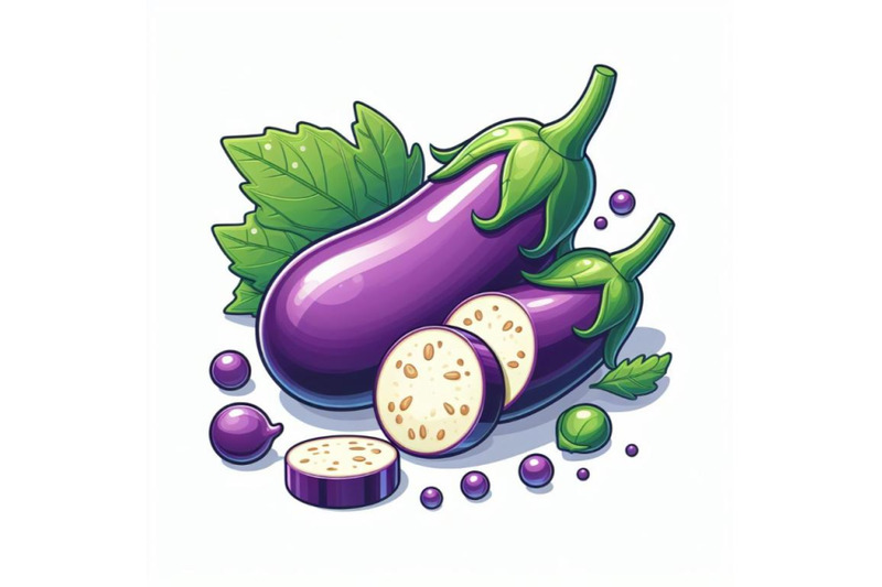 8-the-eggplant-isolated-on-white-bundle