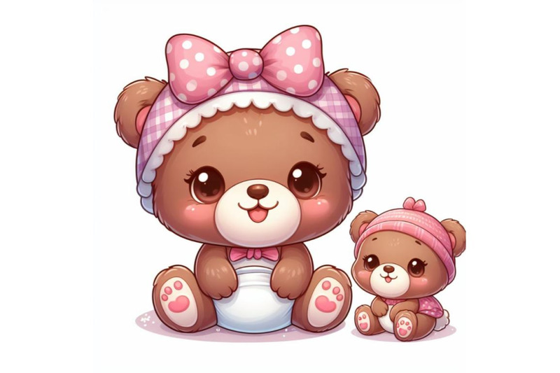 8-cute-baby-bear-cartoon-on-white-bundle