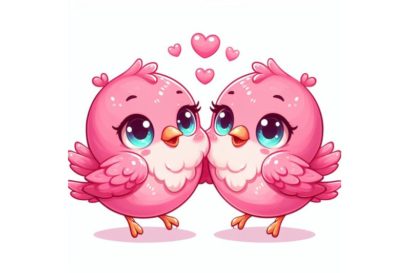 8-two-very-cute-pink-birds-in-lov-bundle