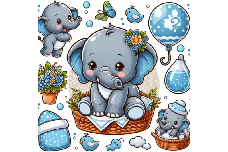 8-cute-baby-elephant-animals-subl-bundle