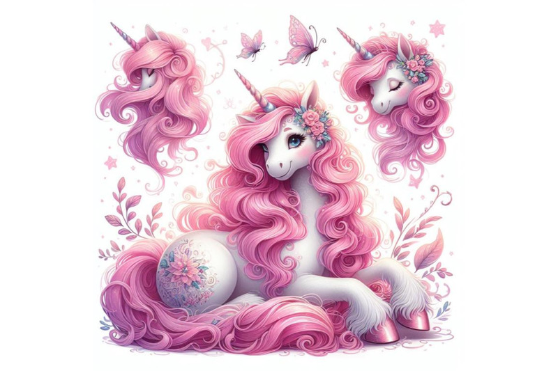 8-beautiful-fluffy-pink-unicorn-bundle