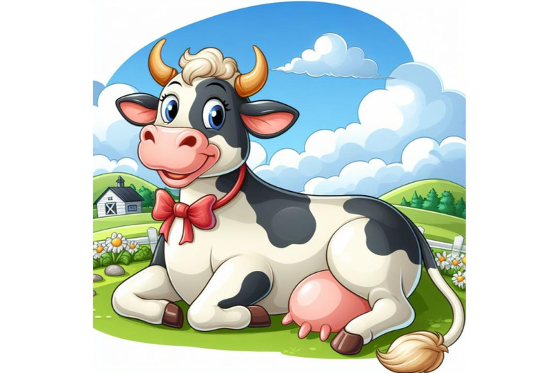 8-a-smiling-dairy-cow-on-white-ba-bundle