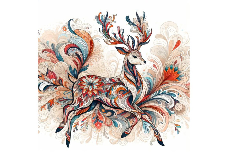 8-beautiful-decorative-deer-abstr-bundle