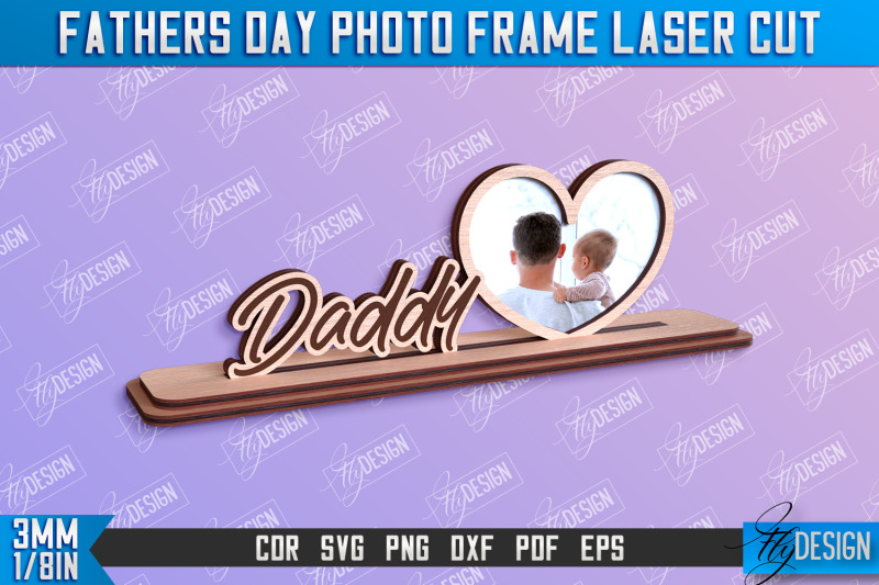 fathers-day-photo-frame-bundle-grandpa-gift-home-design-cnc-file