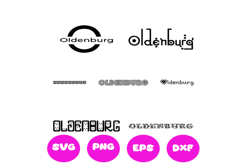 oldenburg-country-names-svg-cut-file
