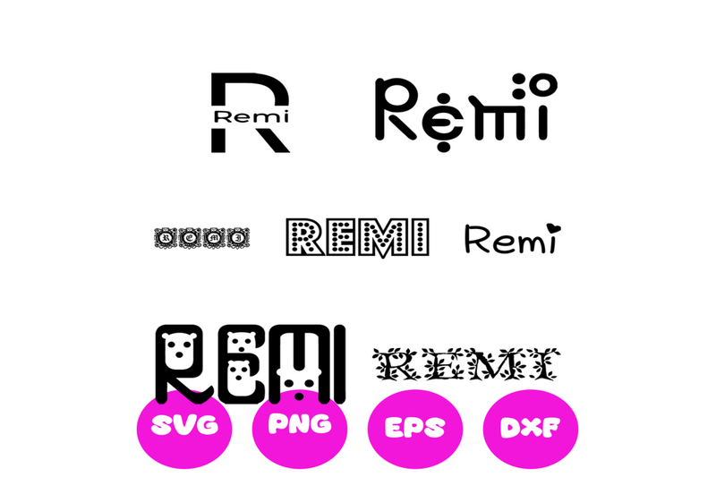 remi-girl-names-svg-cut-file