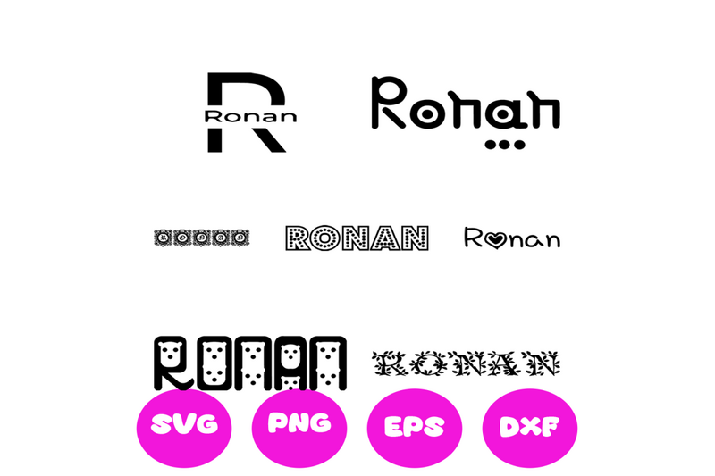 ronan-boy-names-svg-cut-file