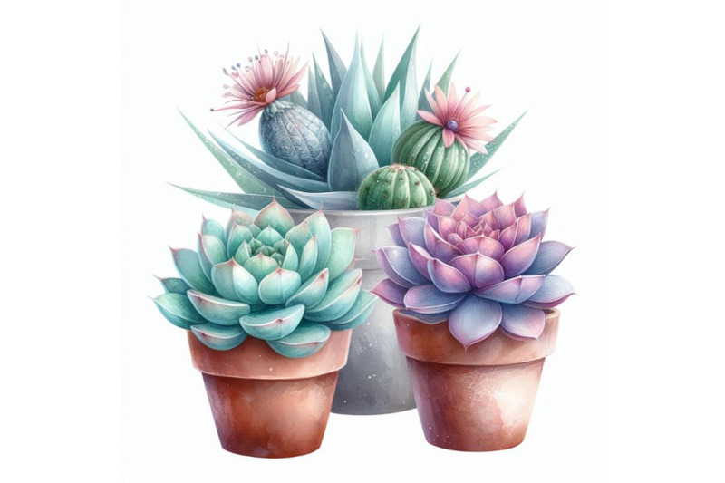 8-watercolor-succulents-cactus-on-bundle