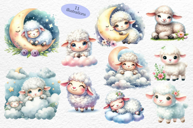 cute-sheep-watercolor
