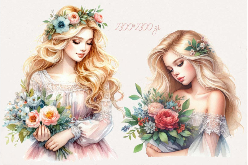 flower-girls-watercolor-set
