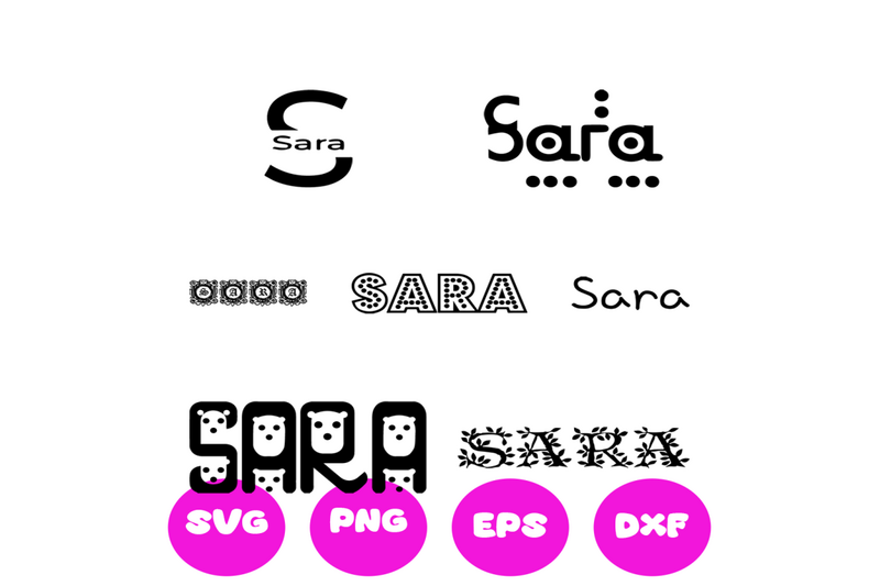sara-girl-names-svg-cut-file