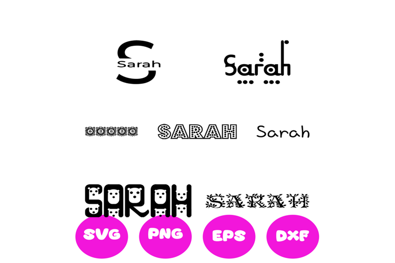 sarah-girl-names-svg-cut-file