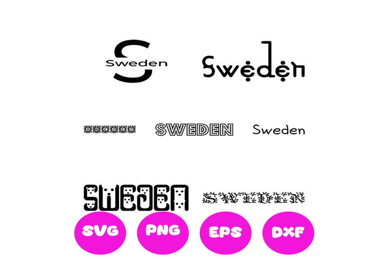 sweden-country-names-svg-cut-file