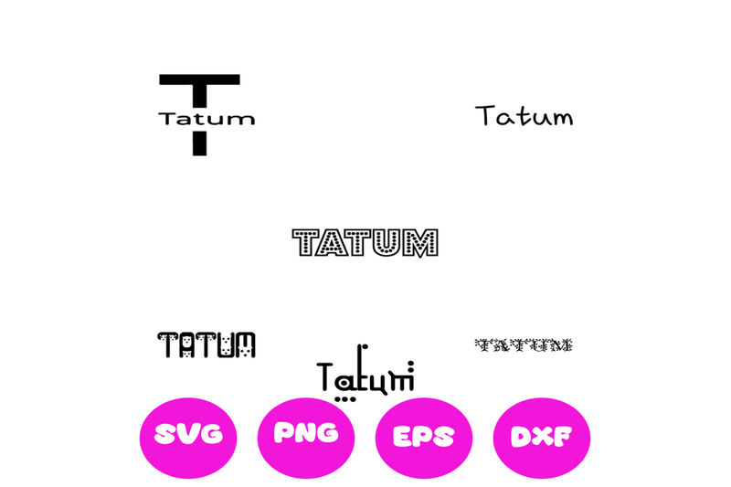 tatum-girl-names-svg-cut-file