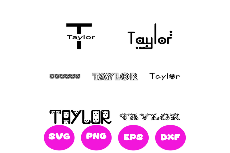 taylor-girl-names-svg-cut-file