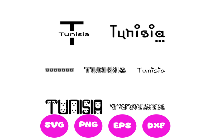 tunisia-country-names-svg-cut-file