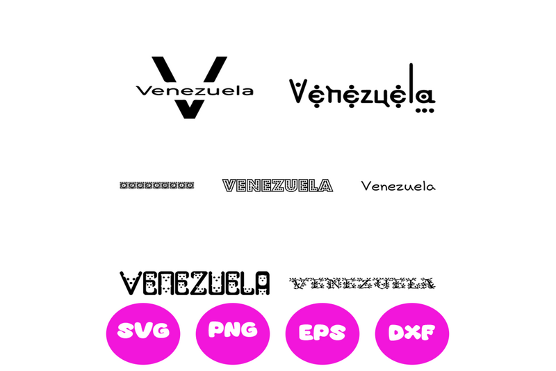 venezuela-country-names-svg-cut-file