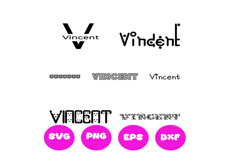 vincent-boy-names-svg-cut-file