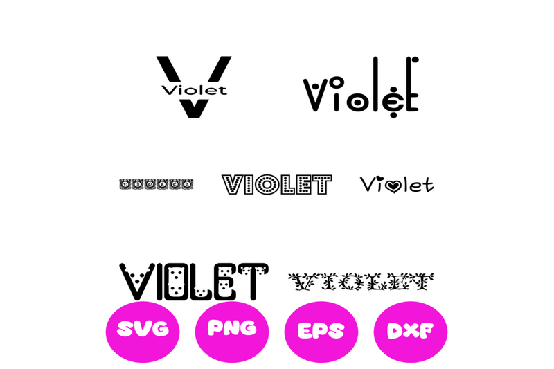 violet-girl-names-svg-cut-file
