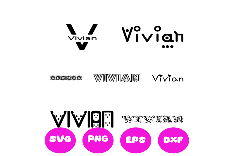 vivian-girl-names-svg-cut-file