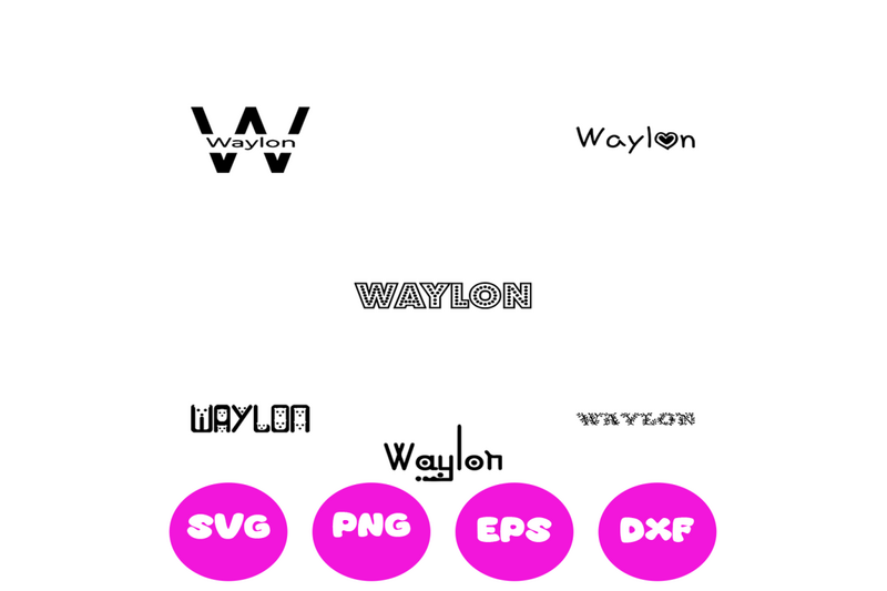 waylon-boy-names-svg-cut-file