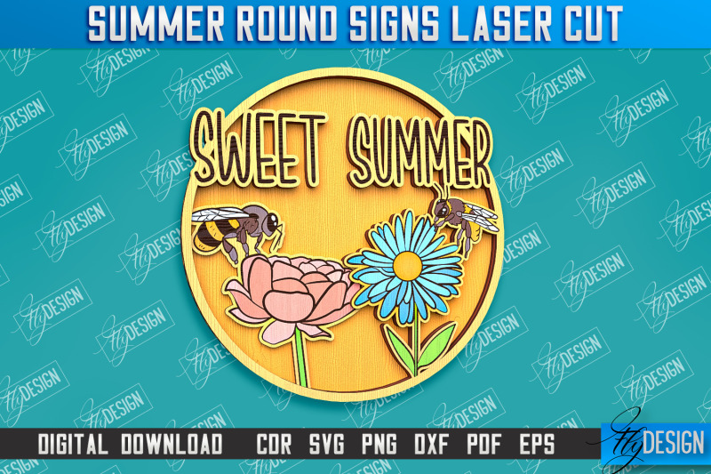 summer-round-signs-bundle-nbsp-summer-vibe-design-signs-inscription