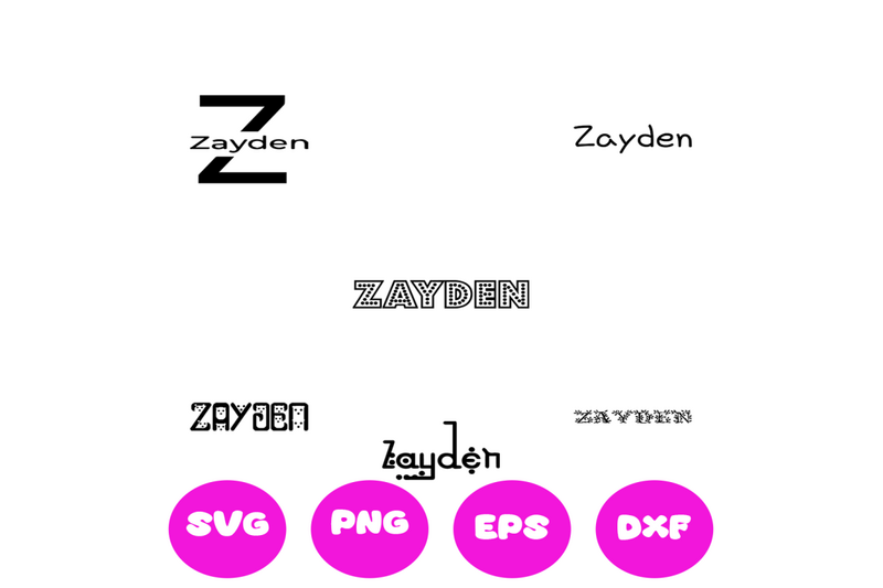 zayden-boy-names-svg-cut-file
