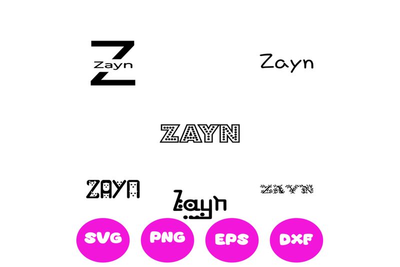 zayn-boy-names-svg-cut-file