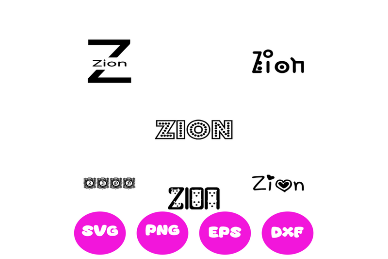 zion-boy-names-svg-cut-file