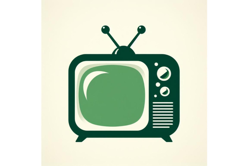 8-green-sihouette-of-retro-tv-on-bundle