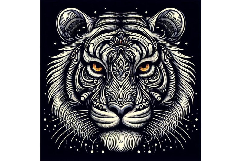 8-animal-tribal-face-tiger