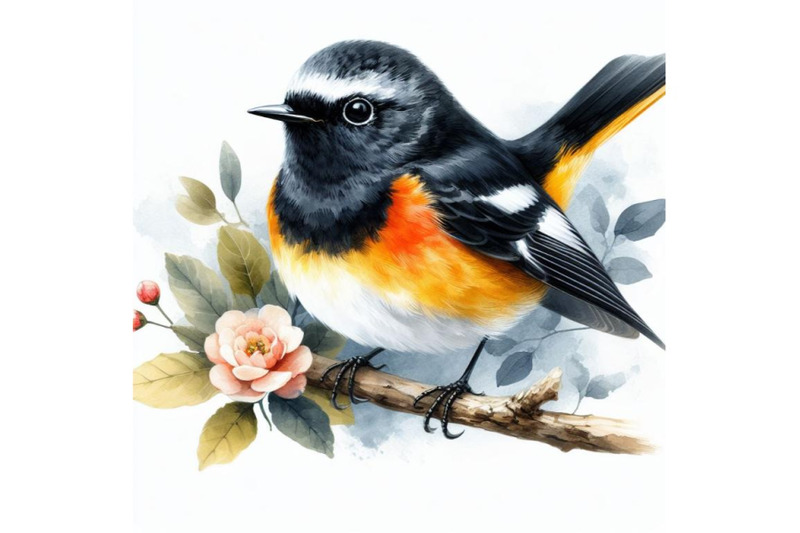 8-american-redstart-bird-watercol-bundle