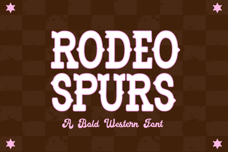 rodeo-spurs-fancy-western-font
