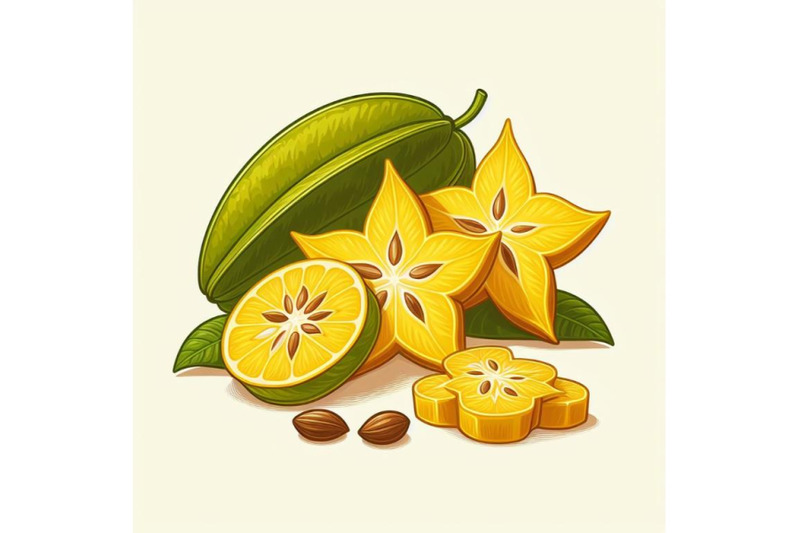 8-a-carambola-or-starfruit-and-bundle