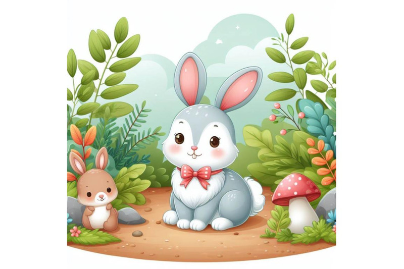 8-cute-rabbit-woodland-animal