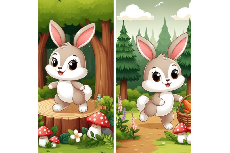 8-cute-rabbit-woodland-animal